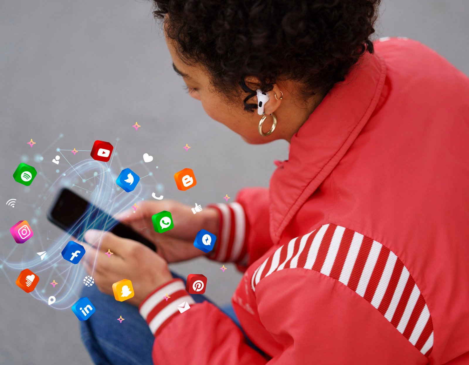 high-angle-woman-holding-smartphone